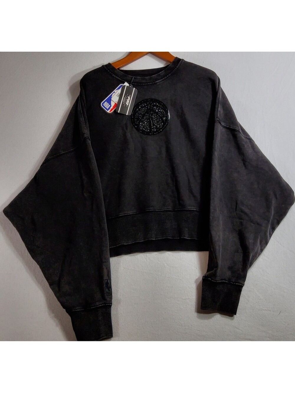 Pro Standard Washington Wizards Sweatshirt Crew Neck Sweater Women's XL Black